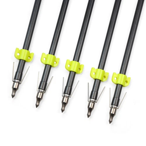 6/12/24pcs 31" Bowfishing Arrows Fiberglass Archery Fishing Hunting Arrowheads - Picture 5 of 12