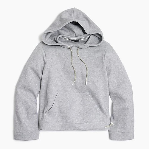 J Crew Women's Cropped hoodie With 