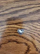 Brighton Swirly Love Heart Bead With Clear Crystal