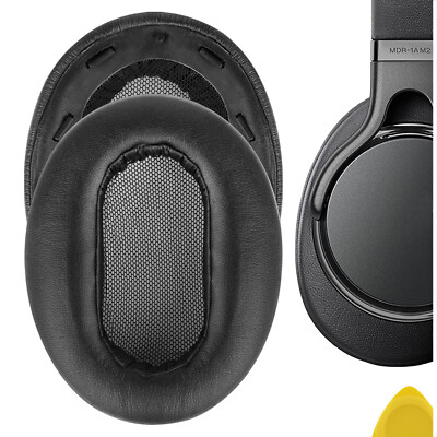 Geekria Replacement Ear Pads for Sony MDR-1AM2 Headphones (Black /Plastic  Ring) UK