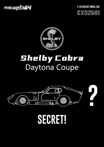 New 1:64 Scale Fine Works Shelby Cobra Daytona Coupe Diecast Toy Car Model Gifts - Picture 9 of 9