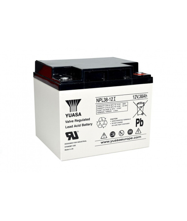Batterie Plomb Yuasa 12V 38Ah NPL38-12 de technologie AGM sans entretien