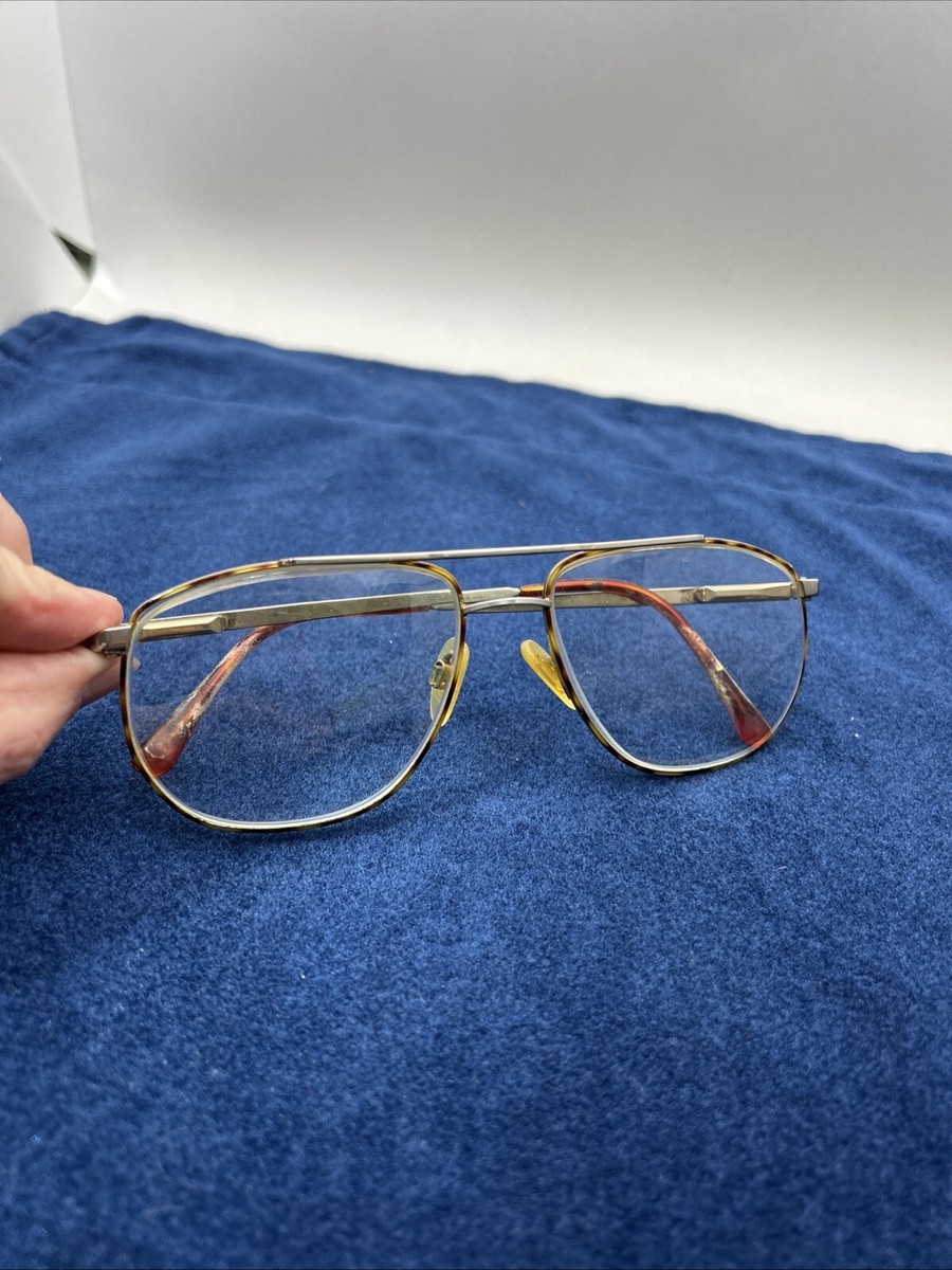 Vintage On Guard Aviator Eyeglasses Frame OG Z87 GEP Gold Plated