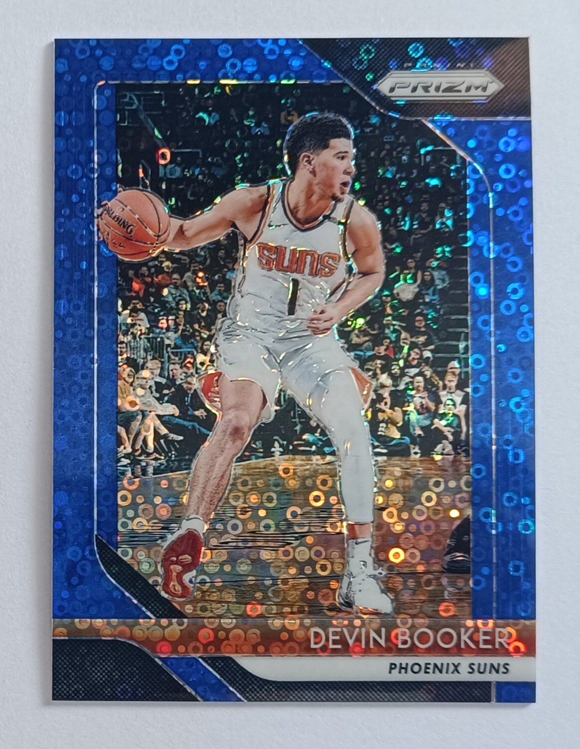 2018-19 Panini Prizm Devin Booker Fast Break Blue Disc prizm 037/175