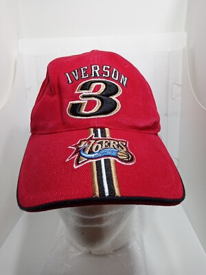 ALLEN IVERSON CAP. SIXERS NBA BASKETBALL CAP. VTG