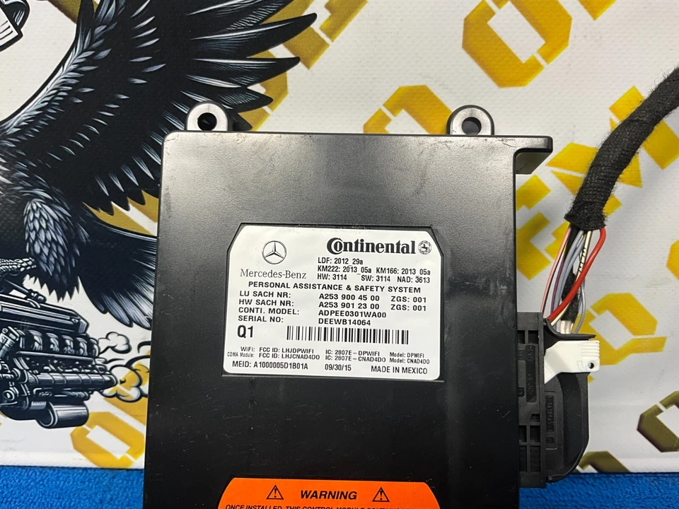 Mercedes Benz S550 W222 2014-2017 módulo de comunicación Bluetooth OEM Foto 2 de 4