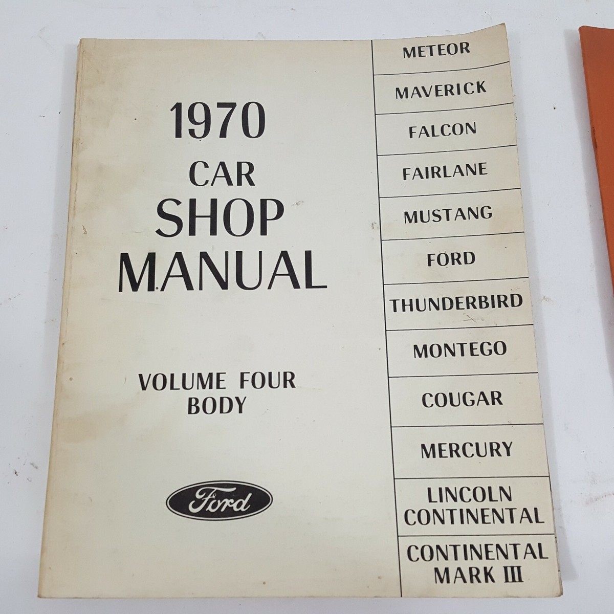 1970 Ford Car Auto Service Mechanic Shop Repair Manual Set Factory