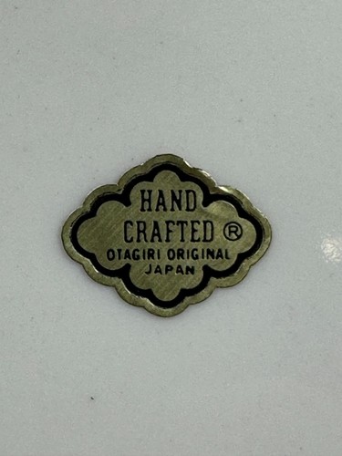 Hand Crafted Otagiri Original Japan Decorative Seagulls Plate with Wood Display - Picture 3 of 8
