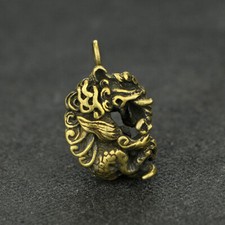 Elefante ottone massiccio portachiavi pendente statuina piccola statua ornamento casa nuovo