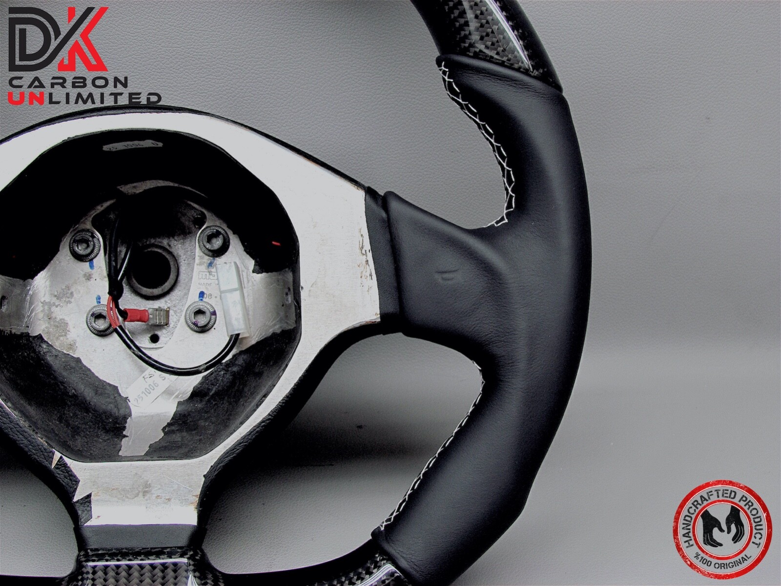 Lamborghini Murcielago LP670 LP650 LP640 Napa 5mm White Carbon Steering Wheel v3