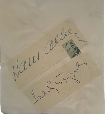 Hans Albers + Hardy Krüger 3x signiert original Unterschrift Signatur Autogramm - Bild 1 von 2