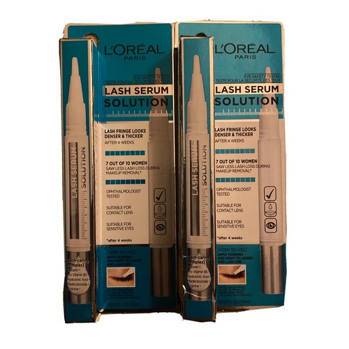 2 L'Oreal Lash Serum Solution, 0.05 fl oz each 71249385210 eBay