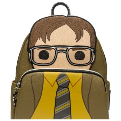 The Office Dwight Schrute Pop! by Loungefly Mini-Backpack  display picture 3
