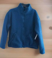 (new) Erika Medium Teal Sherpa Jacket