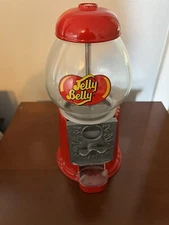 Rare Vintage Jelly Belly Gumball Candy Dispenser Machine Metal Collectible 9”