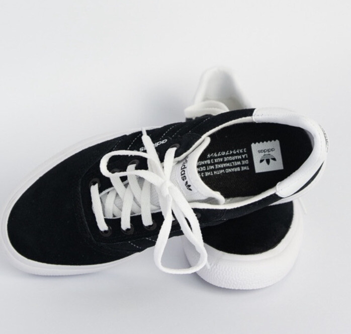 Adidad Original 3MC Black/White Suede Sneaker Size Women's