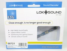 ESU 58721 LokSound 5 Micro Direct Blank N Scale DCC Sound Decoder Atlas /INTM