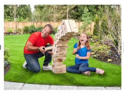Cardinal Giant Sized Jumbling Tower Block Game - Stack up to 4 feet!  Free Ship