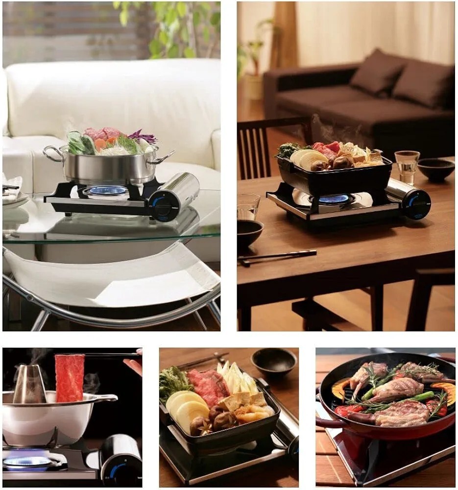 Iwatani Amorfo Premium Portable Gas Stove Cassette Gas CB-AMO-80N