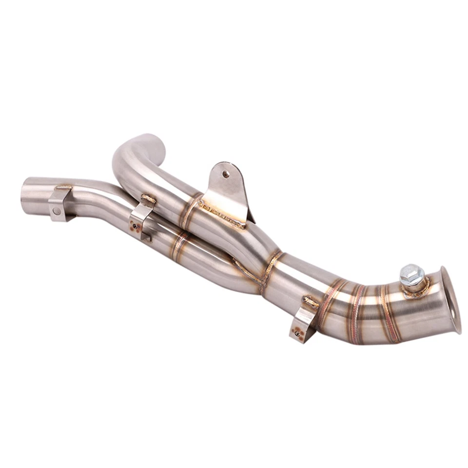 For Yamaha YZF R1 2009-2014 Stock Muffler Modified Exhaust Mid Connect Link Pipe Foto 4 de 4