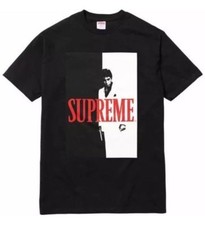 DS Supreme x Scarface FW17 Split Tee Black Size Small IN HAND 100% Authentic