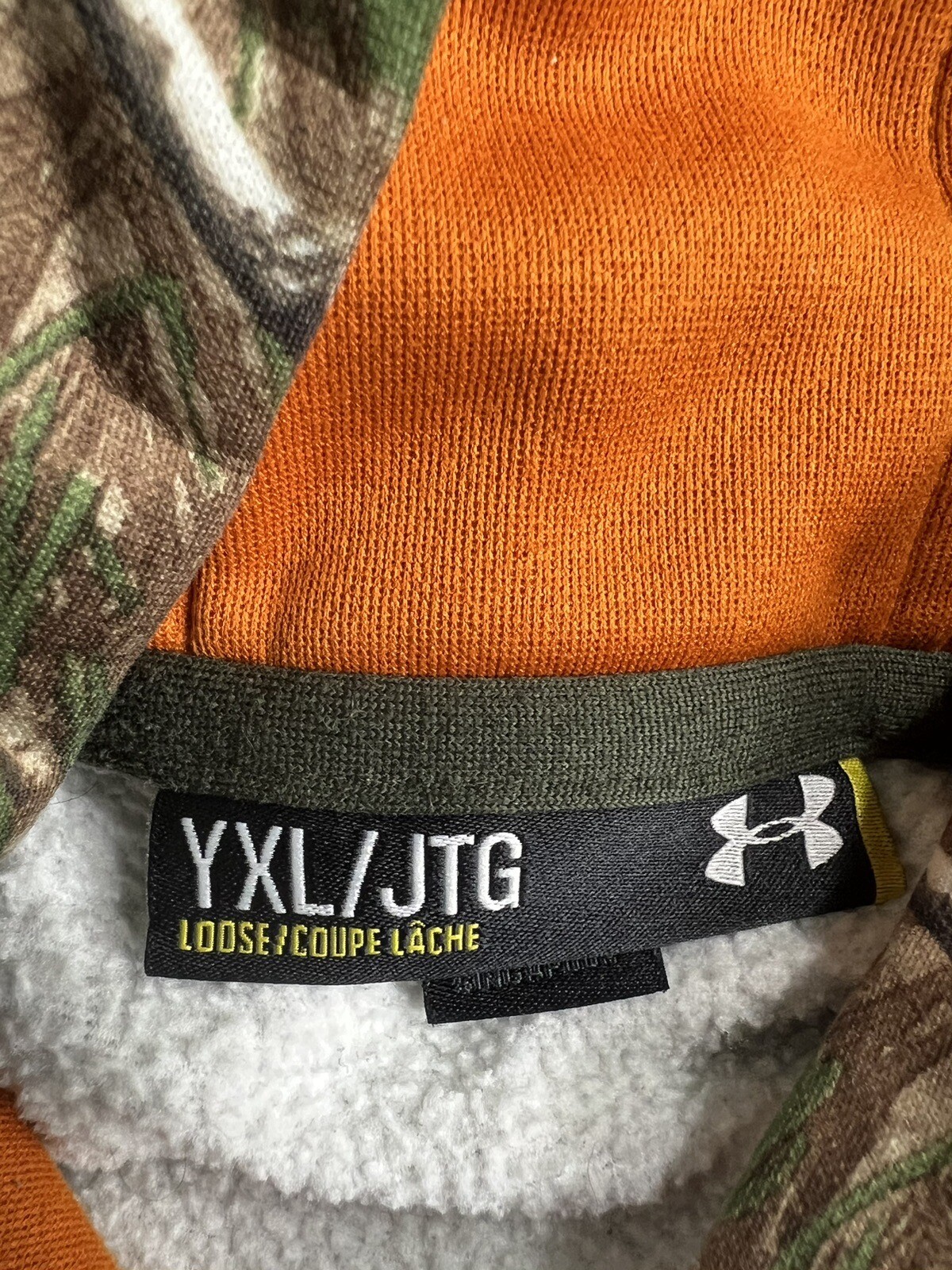 Under Armour Real Tree Hoodie Youth XL Camo Pullover Boys eBay