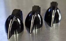VINTAGE Chicken Head Knobs-Tube-Solid State Amplifiers-BLACK W/ Set Screw | 1/4"