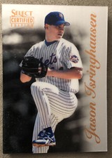 1996 Pinnacle Select Certified Jason Isringhausen Card #16 Mets Low-Grade