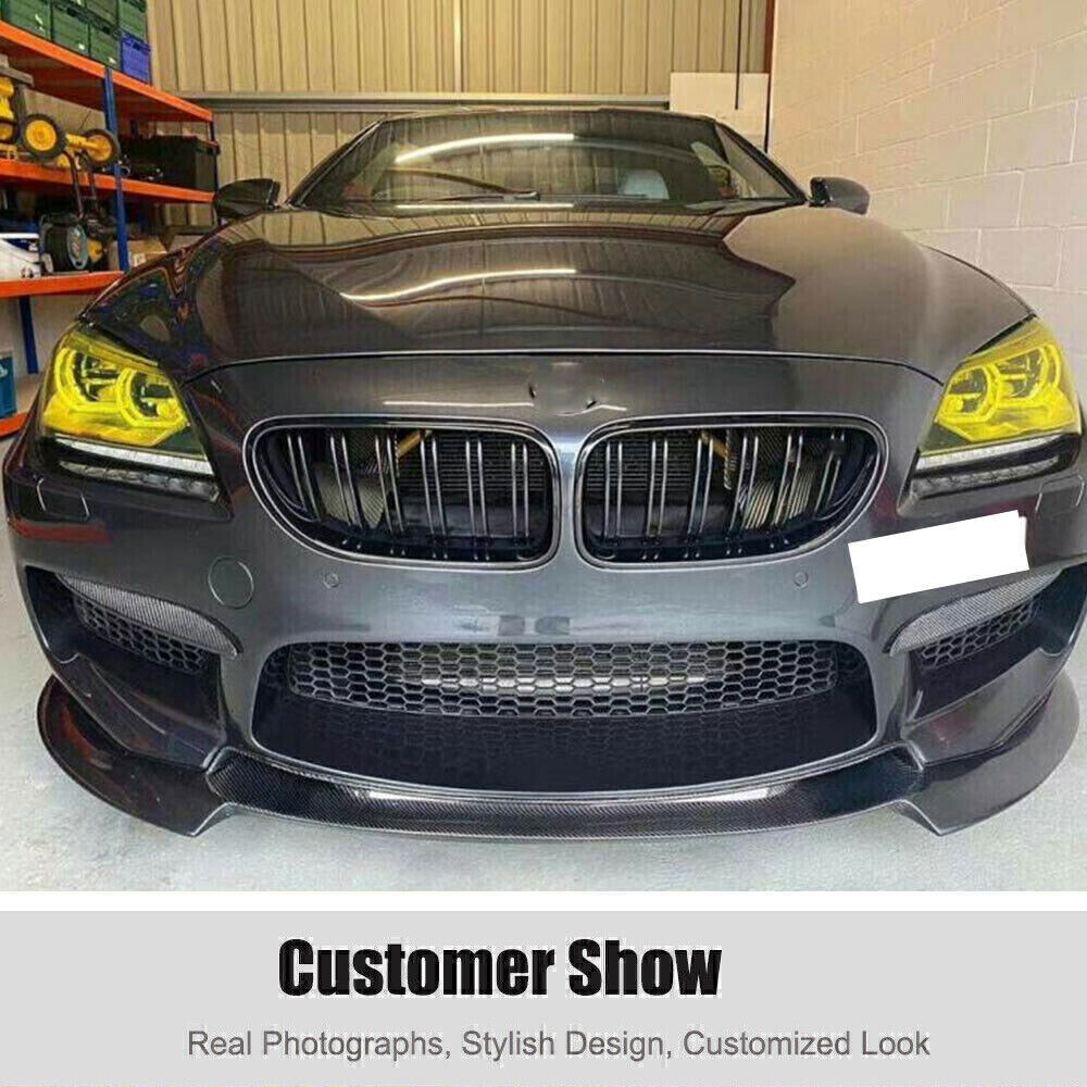 For 12-18 BMW 6 Series F06 F12 F13 M6 Real Carbon Fiber Front