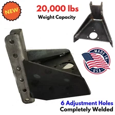 20000lb Vertical Channel Weld-On Tongue Adapter Towing Hitch for Trailer A-Frame