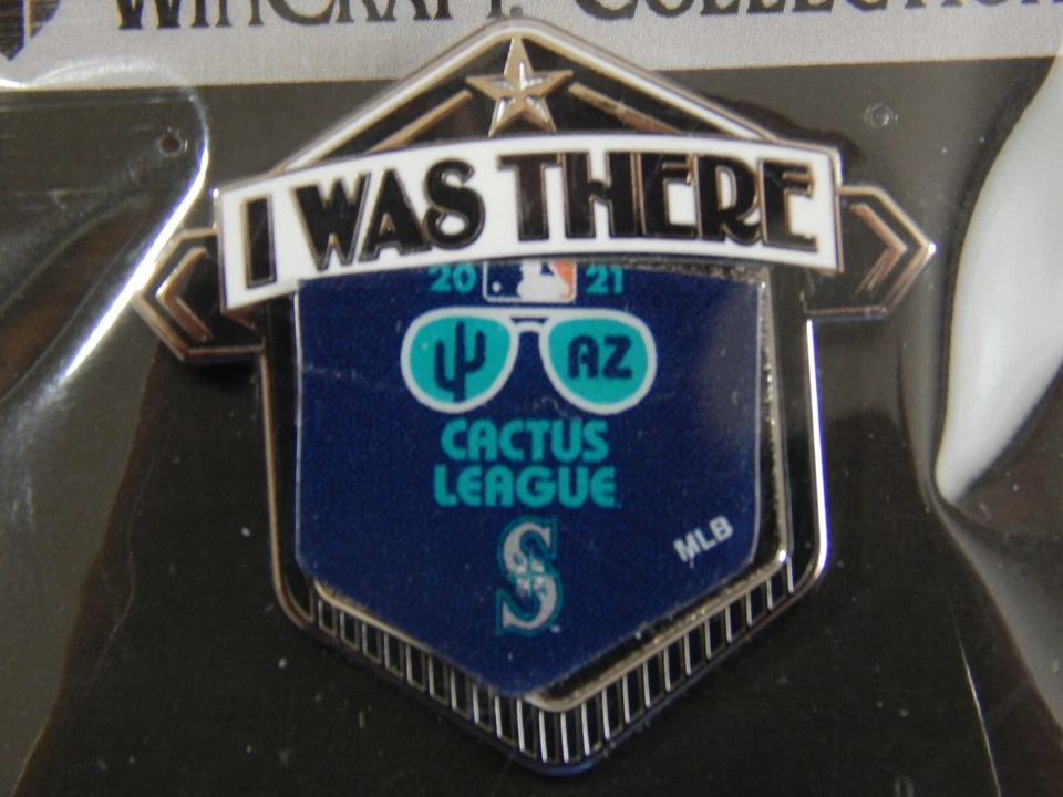 SEATTLE MARINERS MLB 2021 OFFICIAL SPRING TRAINING CACTUS LEAGUE TEAM PIN NEW  - Image 2 of 4