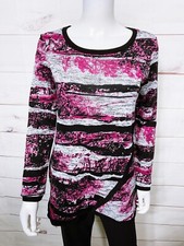 Style  Co Womens Sweater Size M Multicolor Long Sleeve Pullover