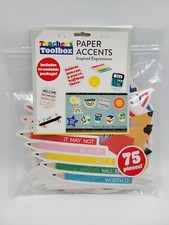 Teachers Tool box Paper accents 75 pieces Inspired Expressions Brand New