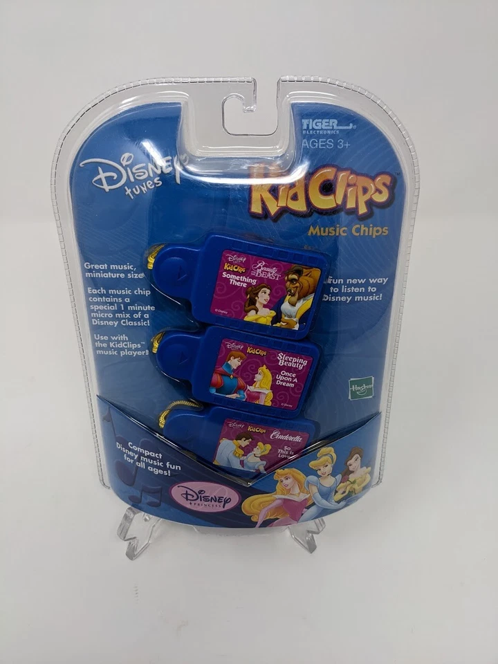 NEW Disney Tunes KIDCLIPS Kid Clips Music Chip Song 3-Pack Disney Princesses - Image 2 of 4
