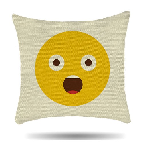 Personalised Linen Cushion Emoji Cushion Cover Gift for Girls and Boys Birthday - Picture 22 of 28