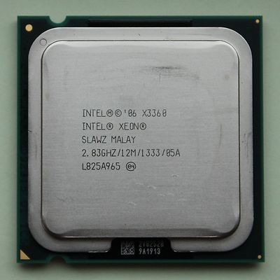 Intel　xeon x3360 Intel Xeon X3360 CPU Quad Core 2.83GHz /12MB /1333FSB Lga 775