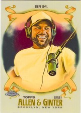 Steelo Brim 2021 Topps Chrome Allen & Ginter MLB Baseball Card #267