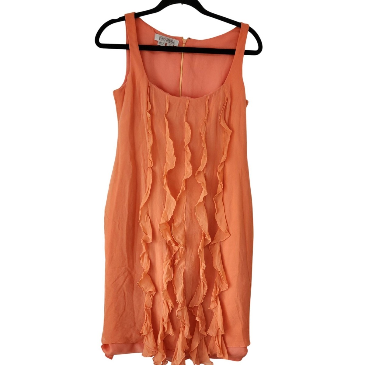 flowy coral dress Coral Pleated Maxi Dress with Criss Cross Back main image 1