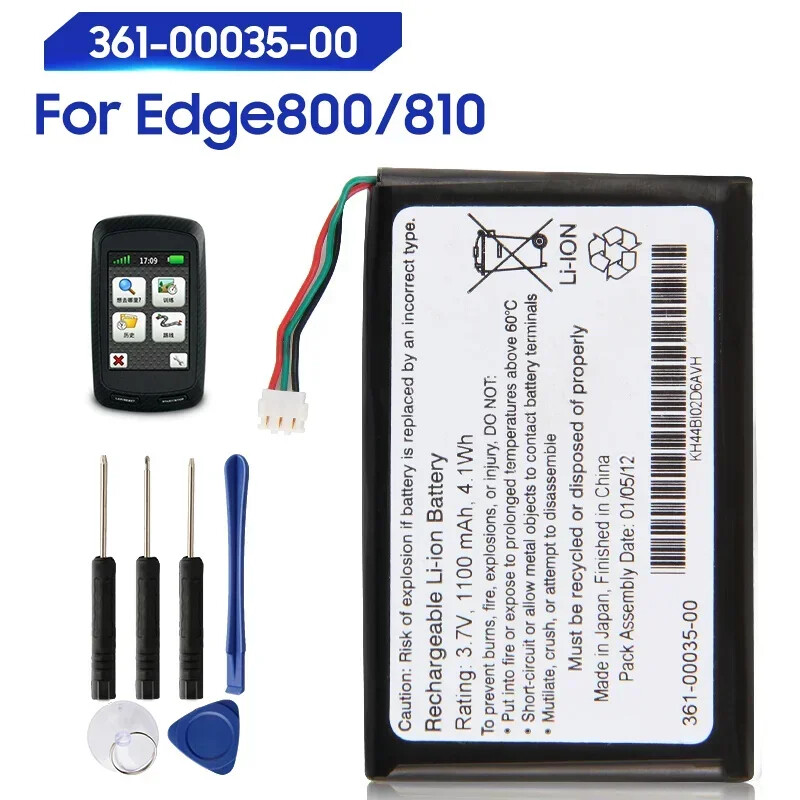 Garmin Edge 800 Batterie 1000mah Batterie 361-00035-00 KE37BE49D0DX3 Pour GPS Garmin Batterie Garmin Edge 800