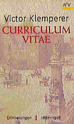 Thumbnail - Walter Nowojski; Walter Nowojski; Victor Klemperer / Curriculum Vitae