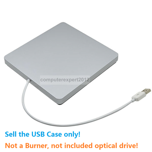USB 2.0 External Enclosure Case for IDE Connection SuperDrive Optical Drive ODD - Picture 1 of 7