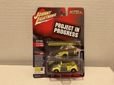Johnny Lightning 1975 VW SUPER BEETLE Project in Progress 2021 St. Freaks Yellow
