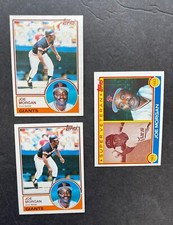 1983 Topps Joe Morgan 3 Cards (#603 (2), #604)