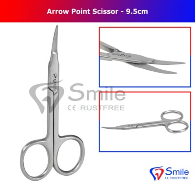 Super scharfe gebogene Kante Nagelhaut Nagelschere Pfeilspitze Silber Edelstahl