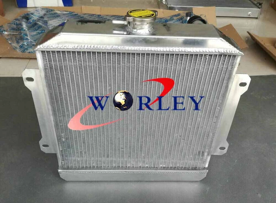 Radiador de aluminio 5 filas para TOYOTA CELICA TA28 1.6L 2T-G 1971 1972 1973 1974 Foto 2 de 4