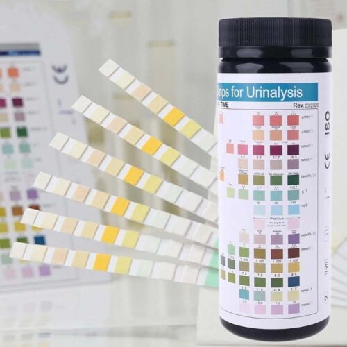 14-in-1 Urinalysis Test Strips 14 Parameter Urine Test Strips for Leukocytes PH - Picture 1 of 9