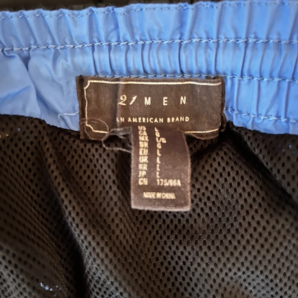 Swim Trunks Mens Large Black Pockets Chino Lining Beach Sand Vacation 21men - Image 2 of 4