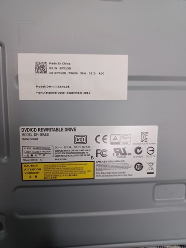 Dell OptiPlex 790 990 3010 3020 7010 7020 9010 9020 MT DVD±RW Drive DH-16ACSH - Picture 7 of 7