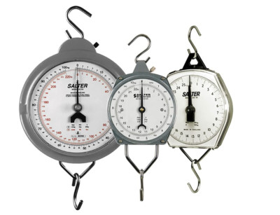 Salter Brecknell 235-6 Dial Mechanical Hanging Scale,220lb x 1 lb,100kgx500g