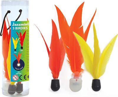 SCHILDKRÖT Jazzminton Ersatzbälle ''Birdies'' 3 Stück